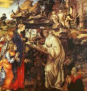 Filippino Lippi The Vision of St.Bernard painting